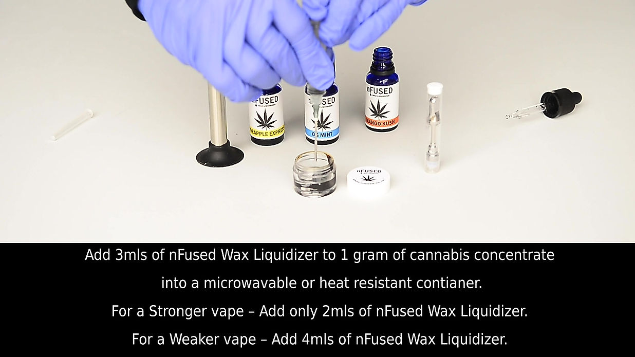 How to make Cannabis Vape Juice with nFused Liquidizer and Herbal Extraction Solvent